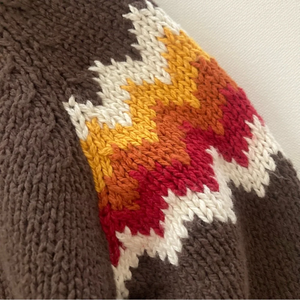 Gymboree Baby Boy 18-24 Months Fall Sweater Thanksgiving Brown Orange NWT